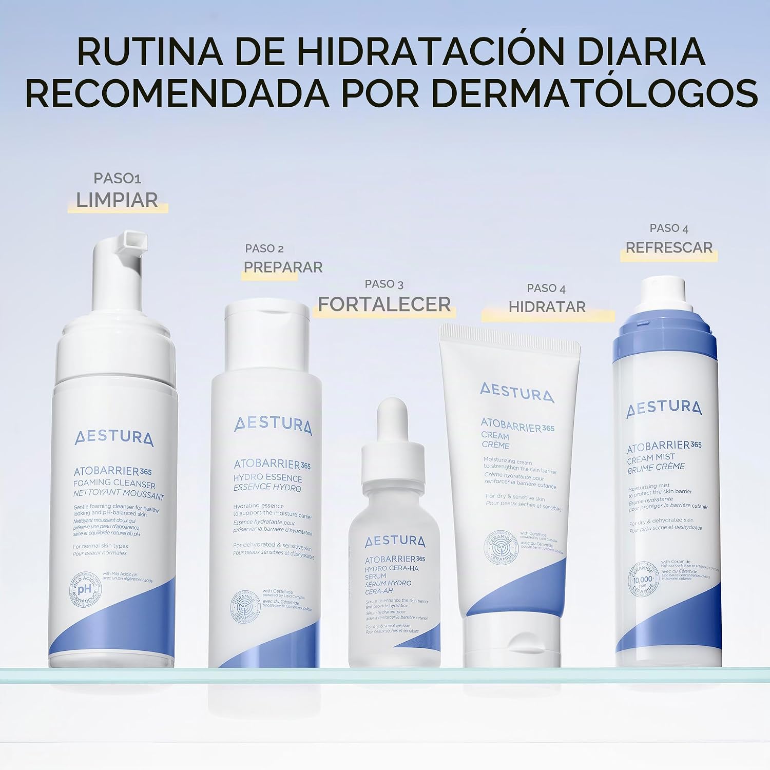 AESTURA ATOBARRIER365 CREMA NIEBLA CON 10,000PPM DE CERAMIDAS RESPALDO DE BARRERA DE HUMEDAD, NIEBLA HIDRATANTE ULTRAFINA, - 7