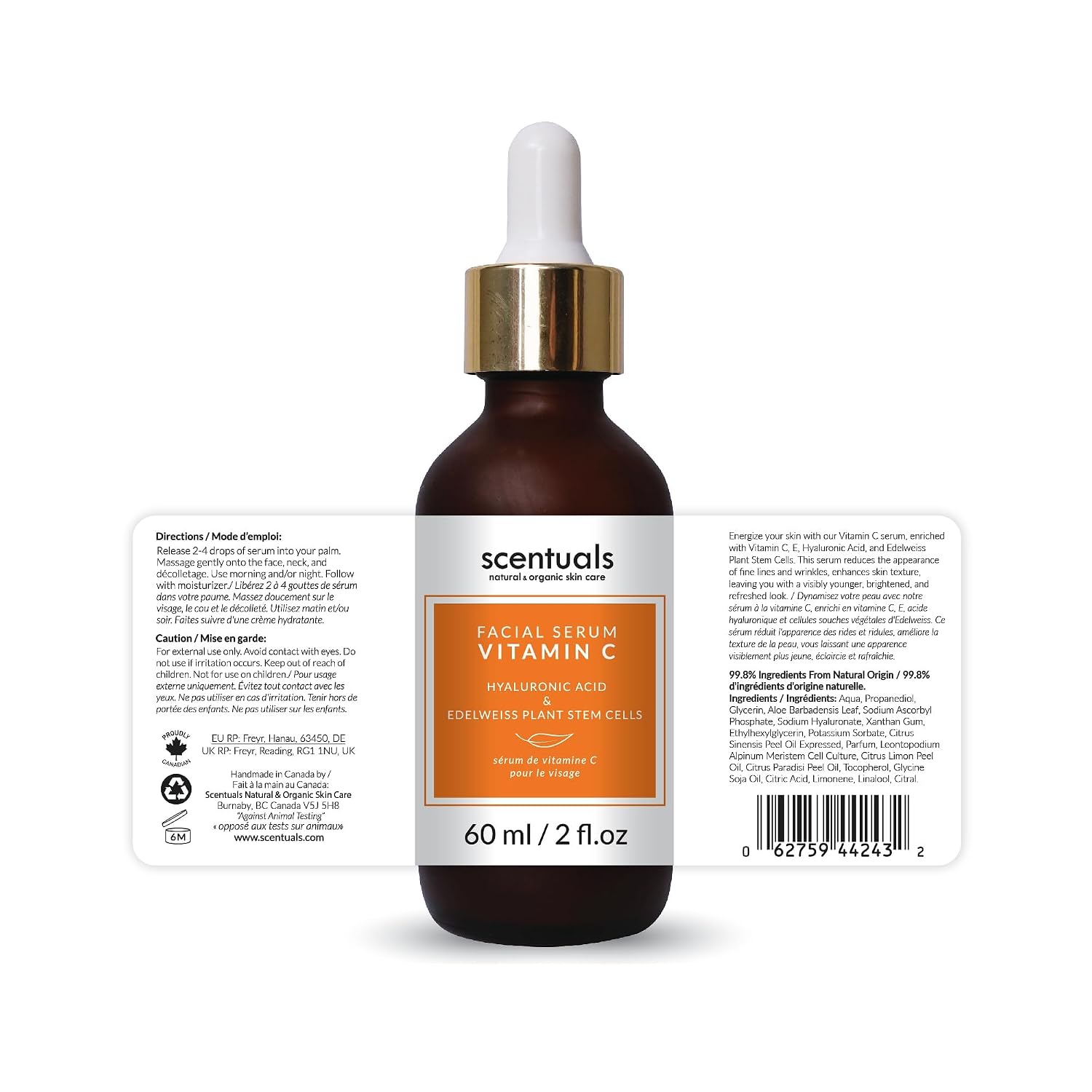 SCENTUALS SUERO DE VITAMINA C PARA CARA, SUERO ILUMINADOR, REDUCE EL ASPECTO DE LÍNEAS FINAS Y ARRUGAS, A BASE DE AGUA 2 - 2