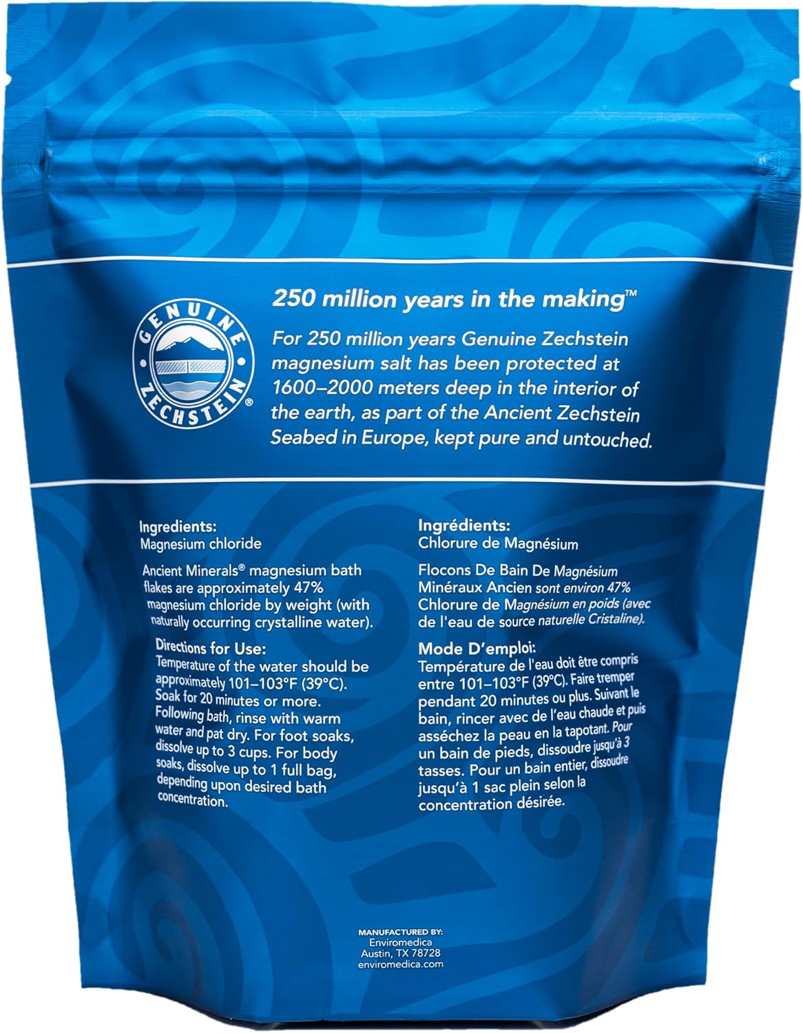 ANCIENT MINERALS COPOS DE BAÑO DE MAGNESIO, BOLSA DE UN SOLO USO. - 7