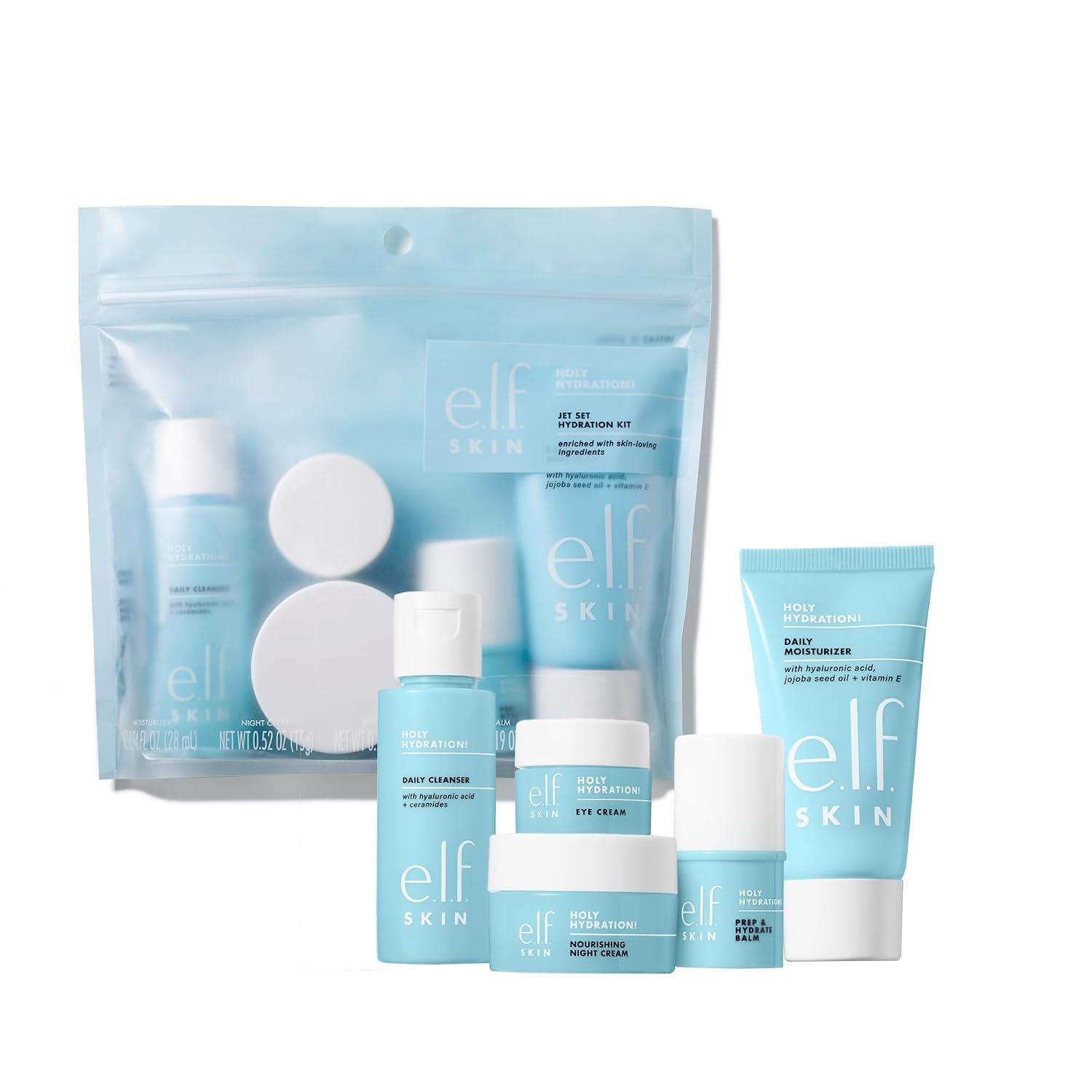 E.L.F. SKIN HOLY HYDRATION JET KIT DE MAQUILLAJE SET KIT DE MAQUILLAJE DE HIDRATACIÓN, JUEGO DE CUIDADO DE LA PIEL - 1