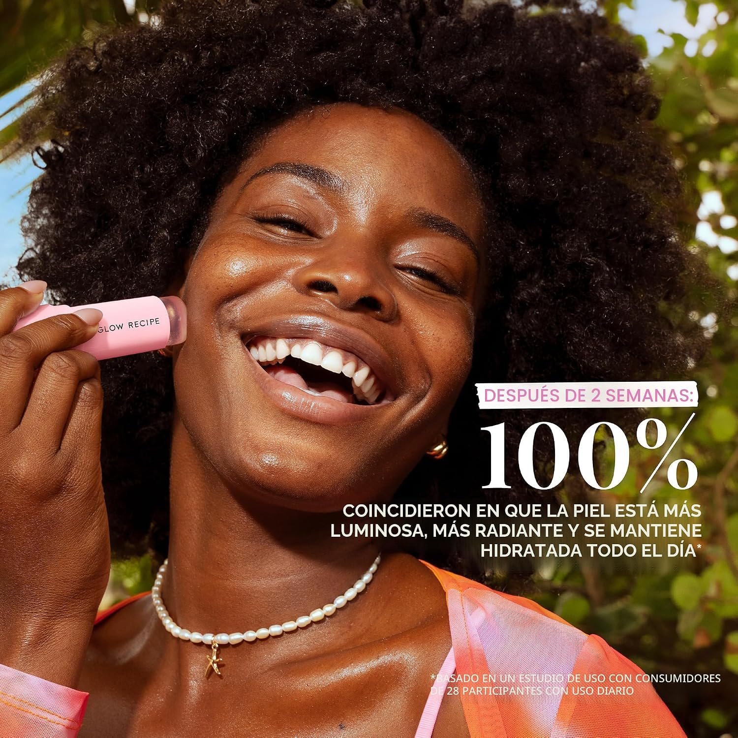 BRILLO GLOW RECIPE PROTECTOR SOLAR FACIAL EN BARRA SPF 45 PROTECTOR SOLAR COREANO DE TAMAÑO DE VIAJE CON ÁCIDO HIALURÓNICO - 6