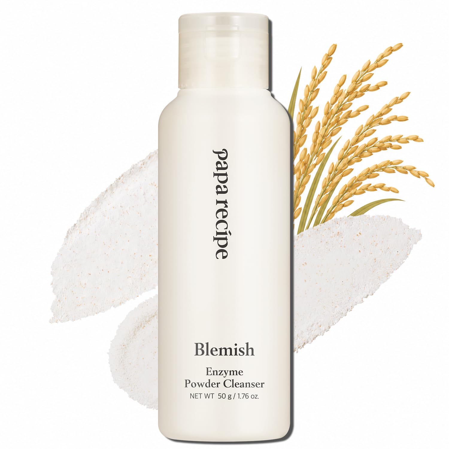 PAPA RECIPE BLEMISH ENZYME POLVO TRASLÚCIDO LIMPIADOR FACIAL 1.7 OZ/50G LAVADO FACIAL COREANO DE POLVO A ESPUMA, POLVO - 1