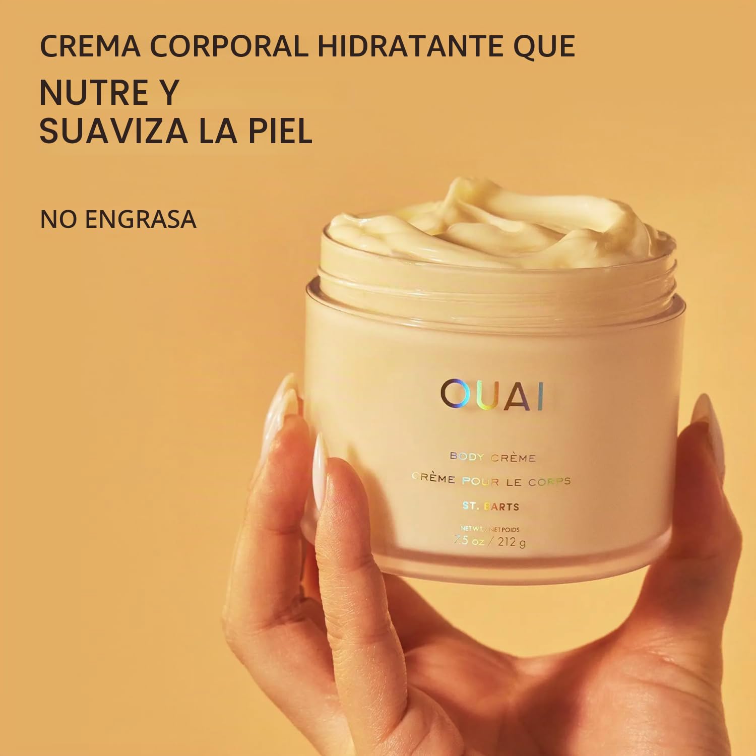 OUAI CREMA CORPORAL, ST. BARTS - CREMA CORPORAL BATIDA HIDRATANTE CON MANTECA DE CUPUA U, ACEITE DE COCO Y ESCUALANO - - 2