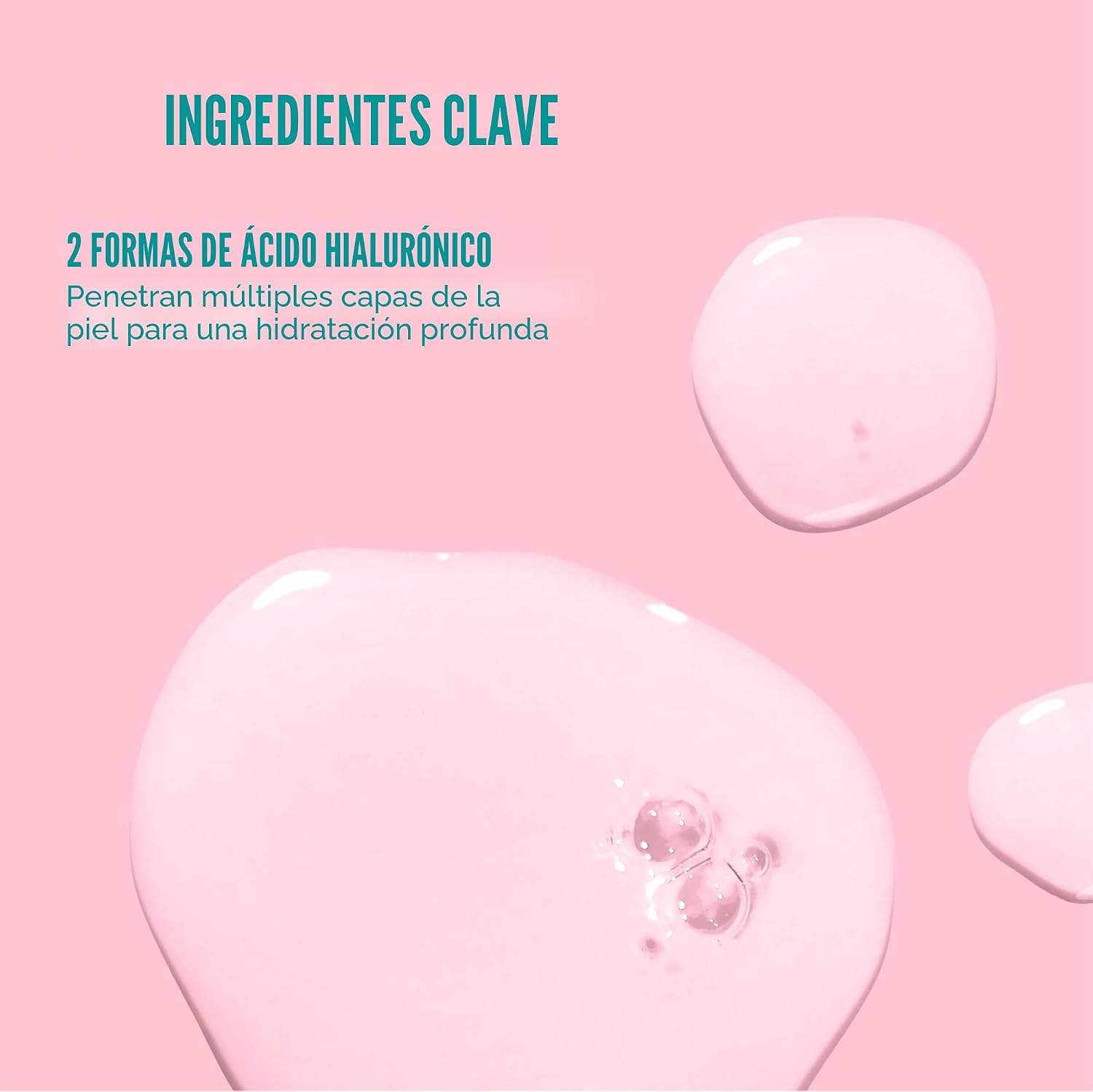 GOOD MOLECULES SUERO DE ÁCIDO HIALURÓNICO - SUERO ULTRA HIDRATANTE NO GRASO CON 1% DE ÁCIDO HIALURÓNICO, HIDRATANTE FACIAL - 3
