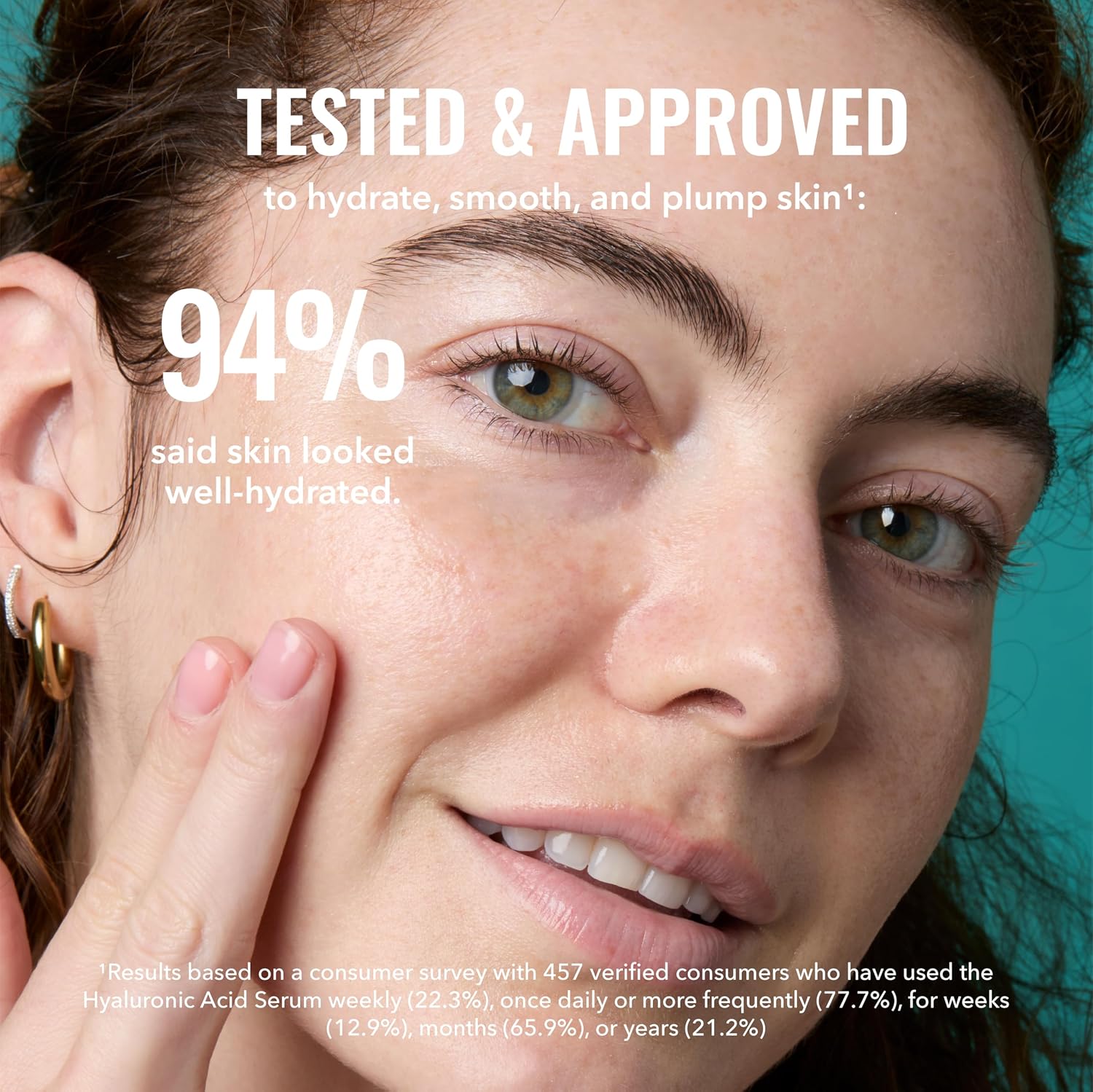 GOOD MOLECULES SUERO DE ÁCIDO HIALURÓNICO - SUERO ULTRA HIDRATANTE NO GRASO CON 1% DE ÁCIDO HIALURÓNICO, HIDRATANTE FACIAL - 4