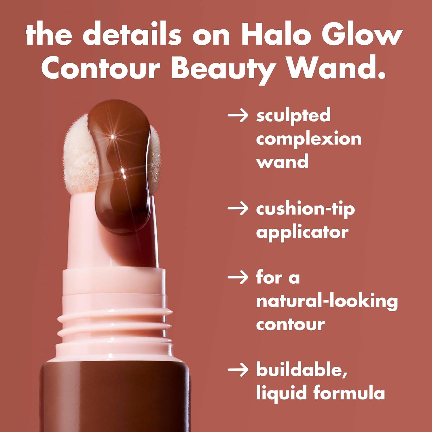 E.L.F. HALO BRILLO GLOW CONTOUR BEAUTY WAND, VARITA DE CONTORNO LÍQUIDO PARA UN LOOK NATURALMENTE ESCULPIDO, FÓRMULA - 4