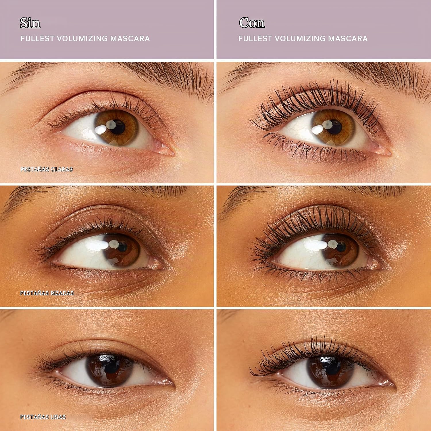 ILIA - MÁSCARA VOLUMIZADORA COMPLETA SIN PESO, APILABLE, LIBRE DE MANCHAS Y COPOS, SEGURA PARA OJOS SENSIBLES PESTAÑAS MÁS - 6