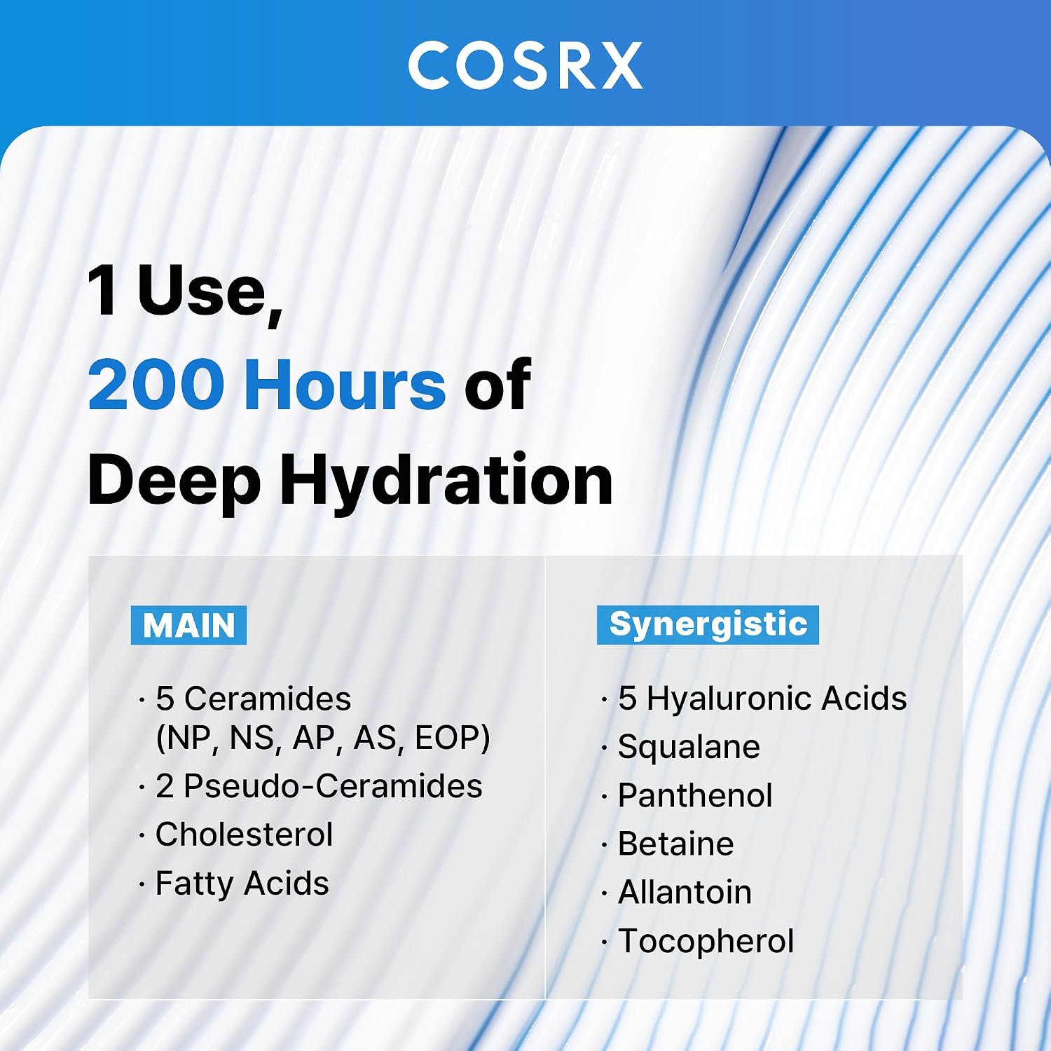COSRX - HIDRATANTE DE BARRERA DE CERAMIDES PARA LA CARA CON 7 CERAMIDES, ÁCIDO HIALURÓNICO Y PANTENOL PARA TODO TIPO - 3