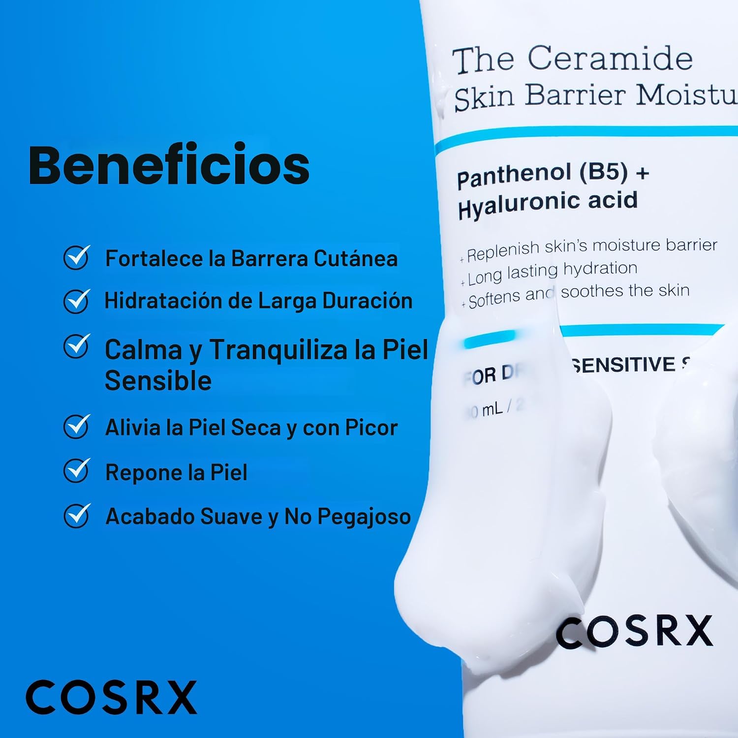 COSRX - HIDRATANTE DE BARRERA DE CERAMIDES PARA LA CARA CON 7 CERAMIDES, ÁCIDO HIALURÓNICO Y PANTENOL PARA TODO TIPO - 5