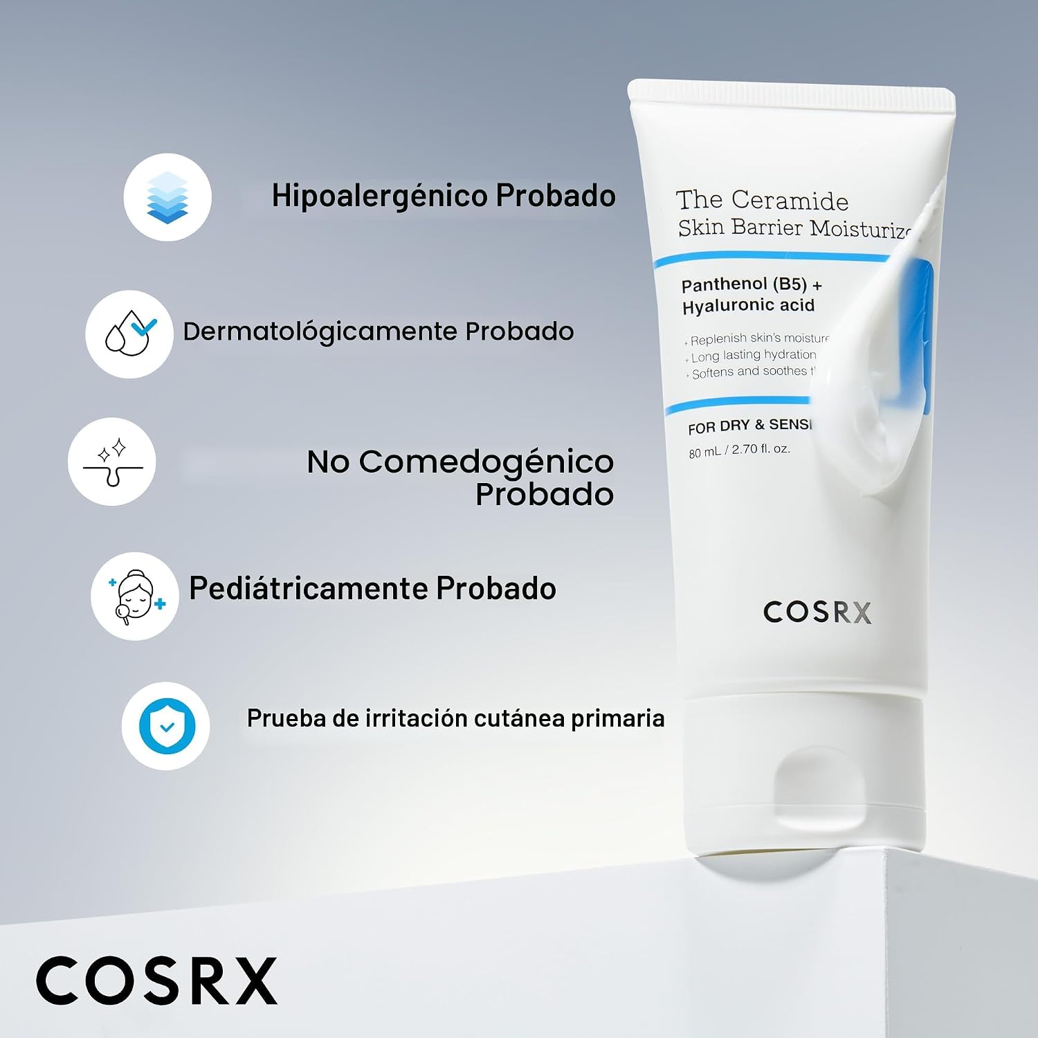 COSRX - HIDRATANTE DE BARRERA DE CERAMIDES PARA LA CARA CON 7 CERAMIDES, ÁCIDO HIALURÓNICO Y PANTENOL PARA TODO TIPO - 6