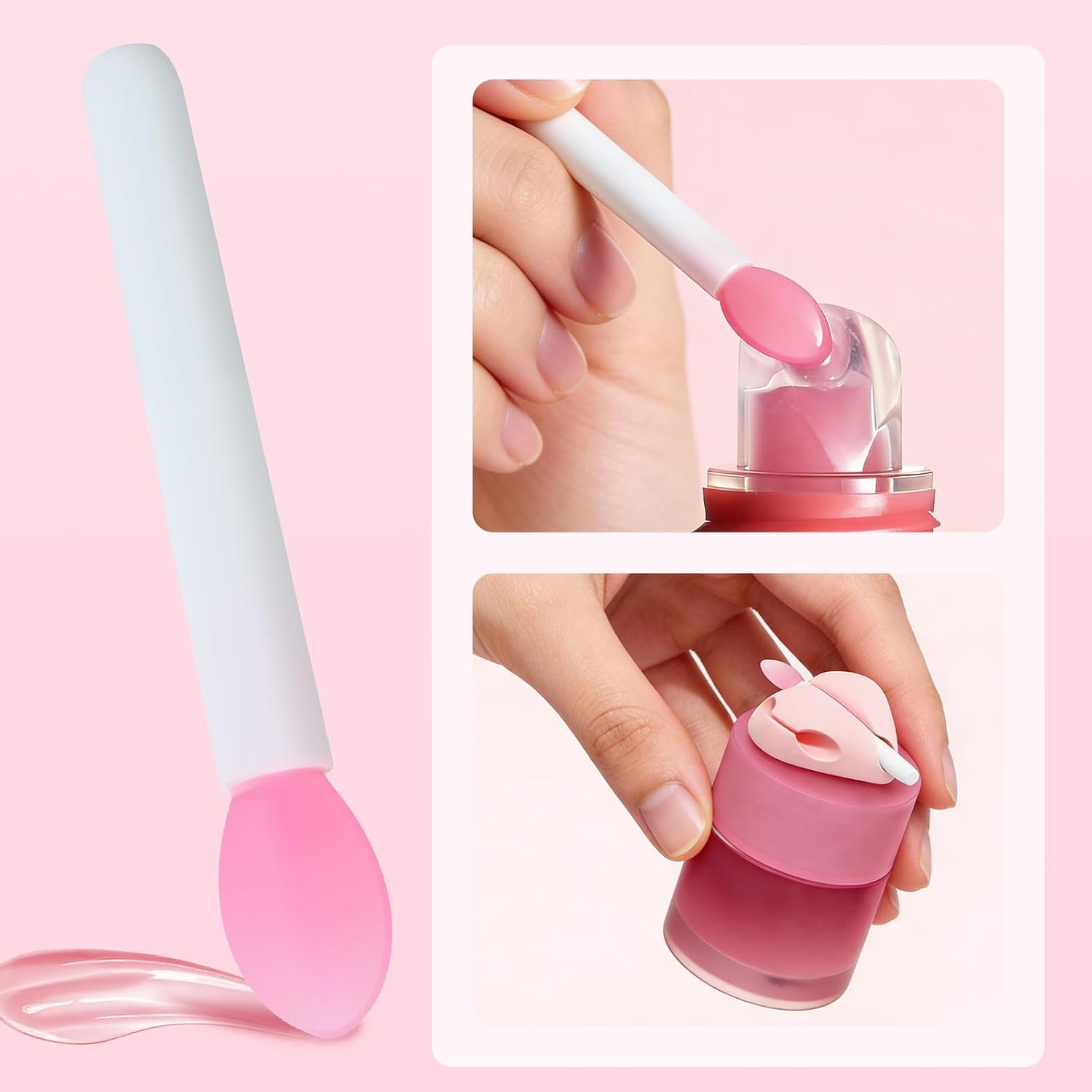 KEUYE SOPORTE PARA ESPÁTULA COMPATIBLE CON MÁSCARA DE LABIOS LANEIGE, AGUJEROS Y ESPÁTULAS - 4