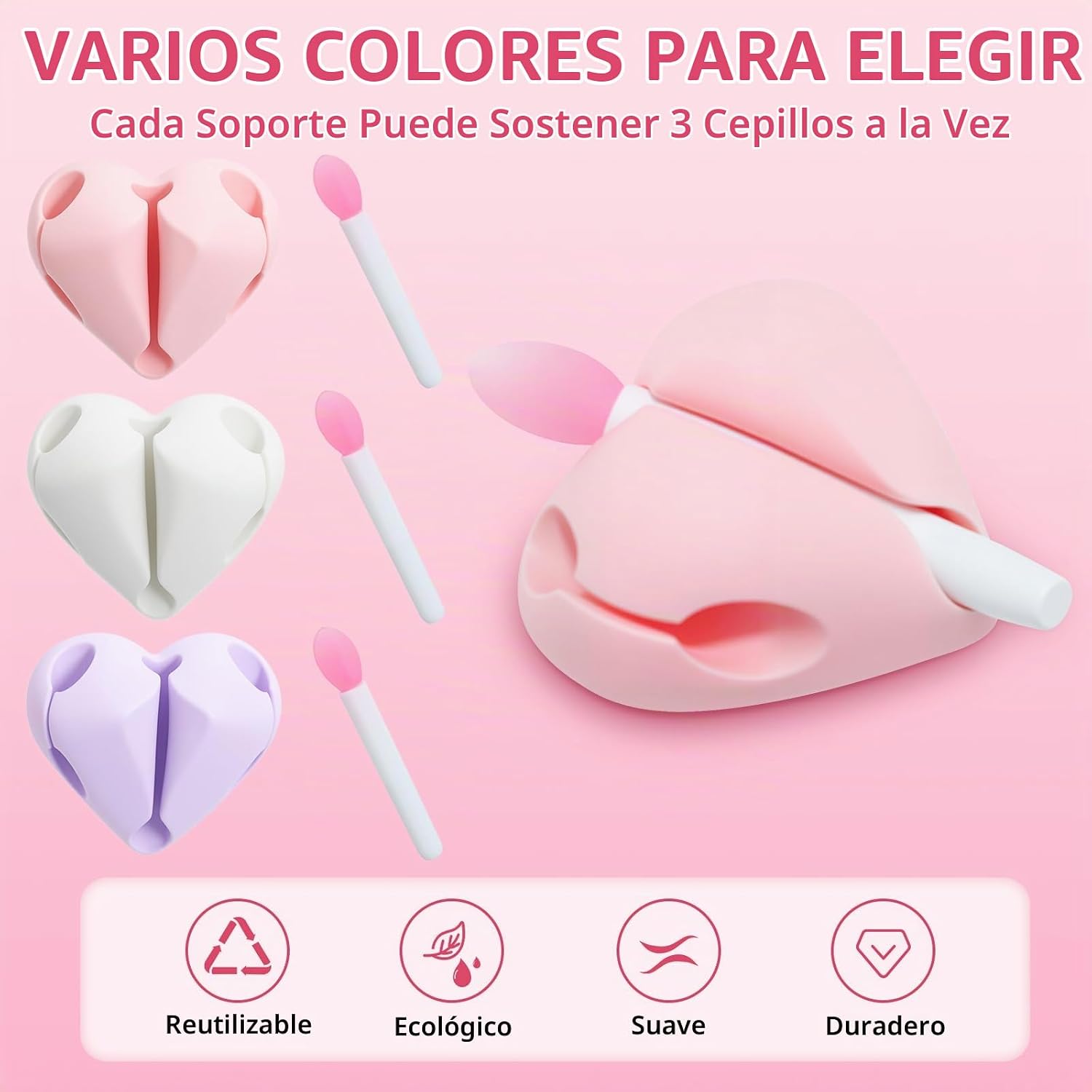 KEUYE SOPORTE PARA ESPÁTULA COMPATIBLE CON MÁSCARA DE LABIOS LANEIGE, AGUJEROS Y ESPÁTULAS - 7