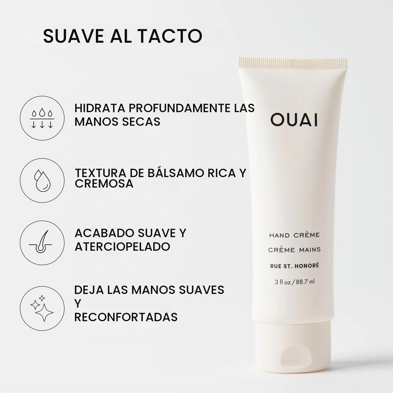 OUAI CREMA DE MANOS BÁLSAMO GRUESO Y CREMOSO CON ACEITE DE COCO, MANTEQUILLA DE MURUMURU Y MANTECA DE KARITÉ HIDRATANTE - 3