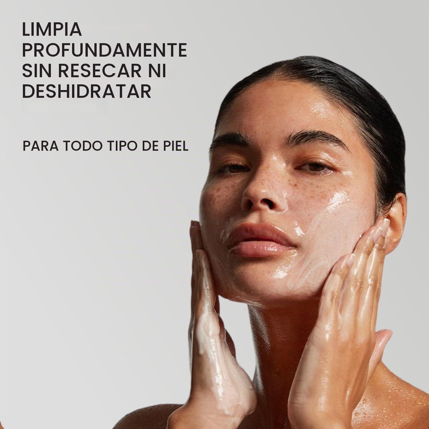 OUAI LIMPIADOR FACIAL DETOX - LIMPIADOR FACIAL DE LIMPIEZA PROFUNDA CON ÁCIDO GLICÓLICO, NIACINAMIDA Y PHA - ELIMINA - 2