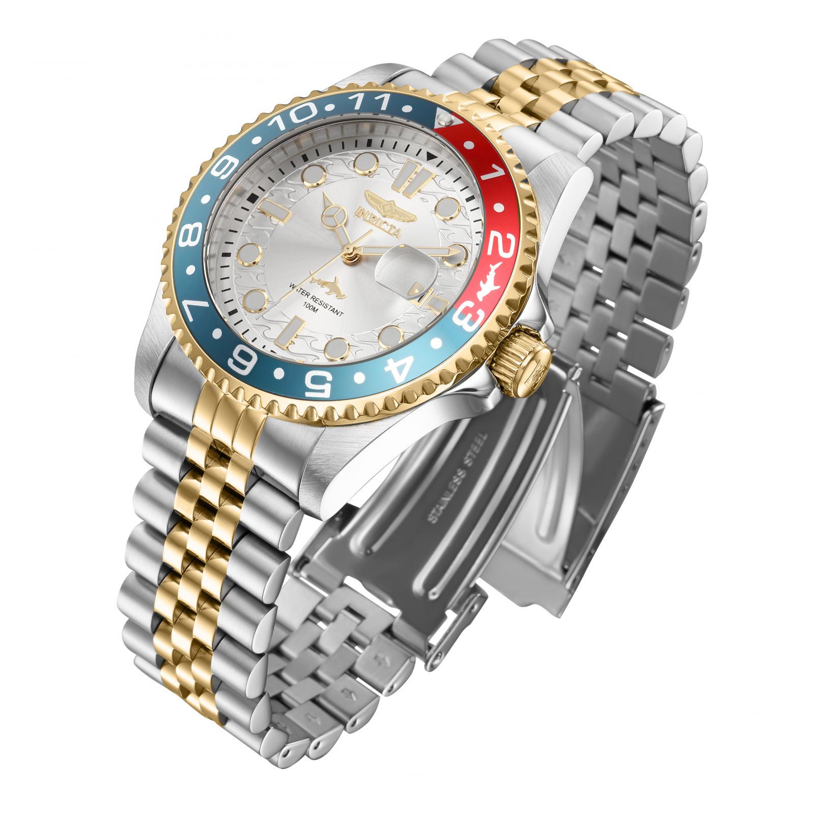 RELOJ INVICTA PRO DIVER 40010 PARA HOMBRE ACERO INOXIDABLE DORADO METÁLICO - 2