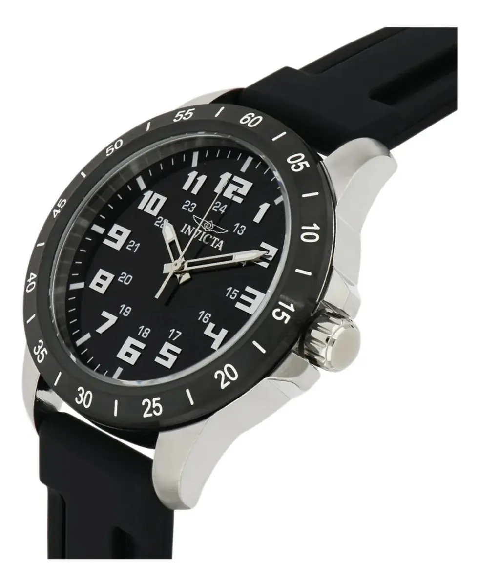 RELOJ INVICTA PRO DIVER 40007 PARA HOMBRE SILICONA NEGRO - 4