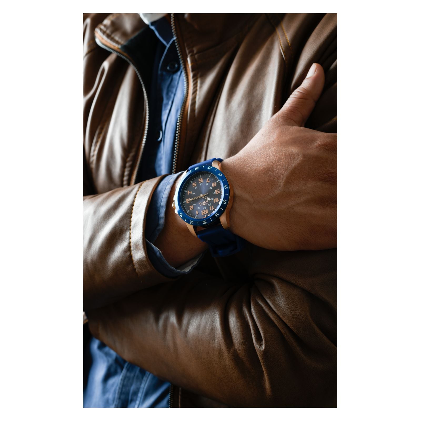 RELOJ INVICTA PRO DIVER 40001 PARA HOMBRE SILICONA AZUL - 7