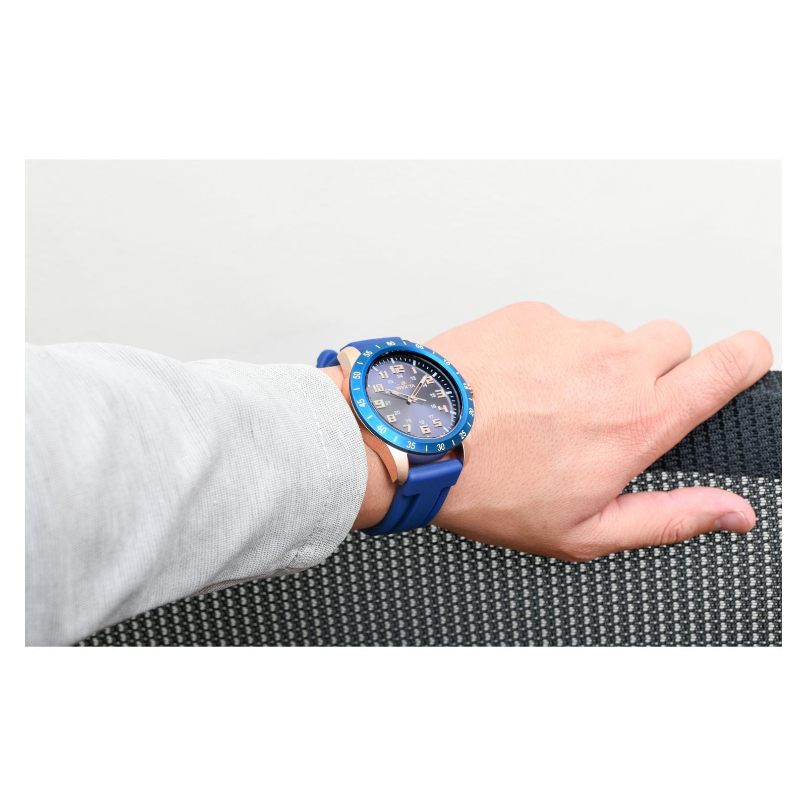 RELOJ INVICTA PRO DIVER 40001 PARA HOMBRE SILICONA AZUL - 9
