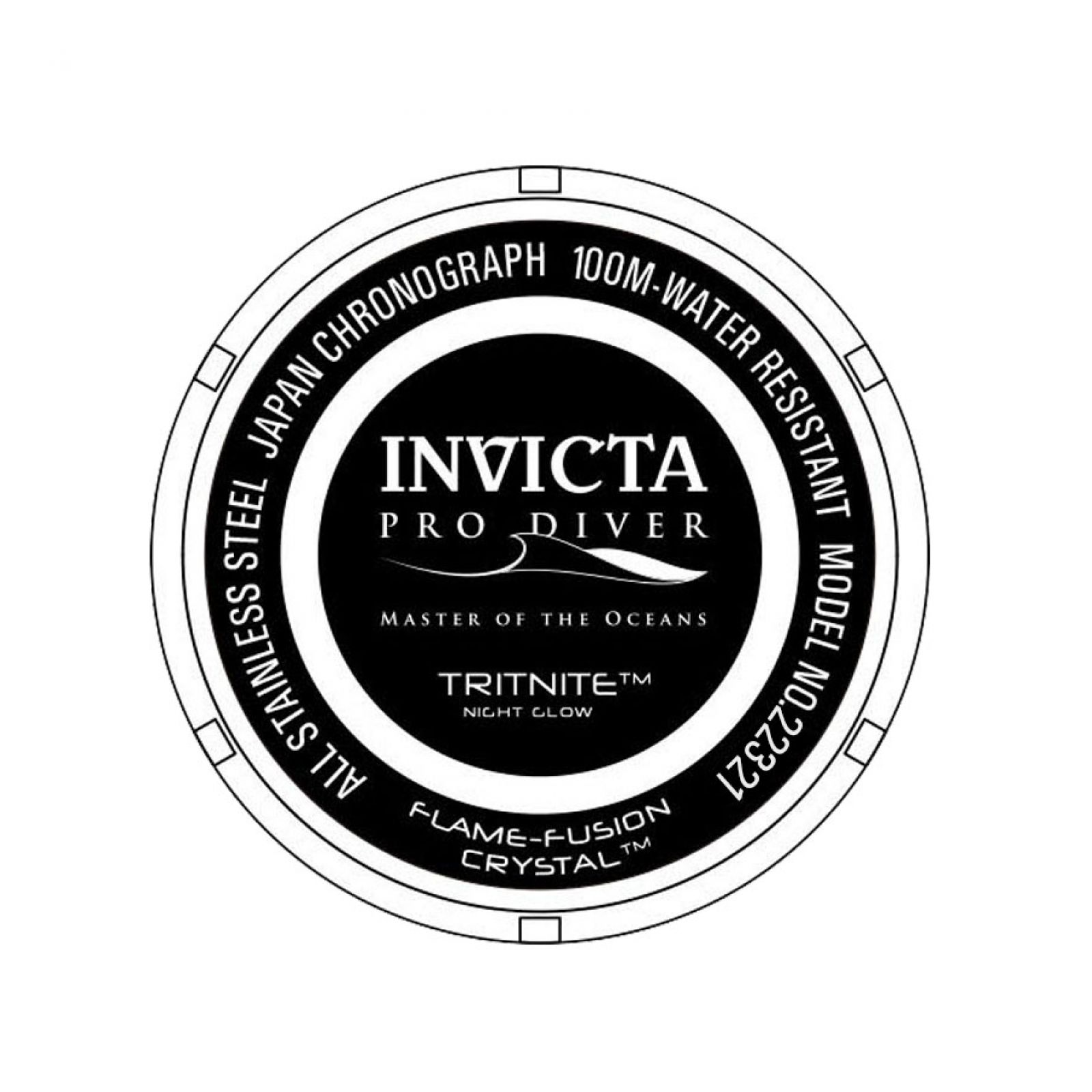 RELOJ INVICTA PRO DIVER 22321 HOMBRE DE ACERO INOXIDABLE/SILICONA DORADO - 4