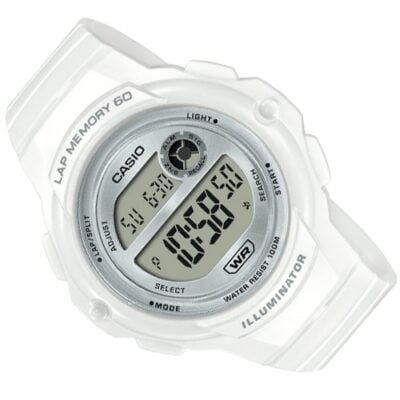 RELOJ CASIO MUJER ANÁLOGO LWS1200H-7A1VDF BLANCO - 2