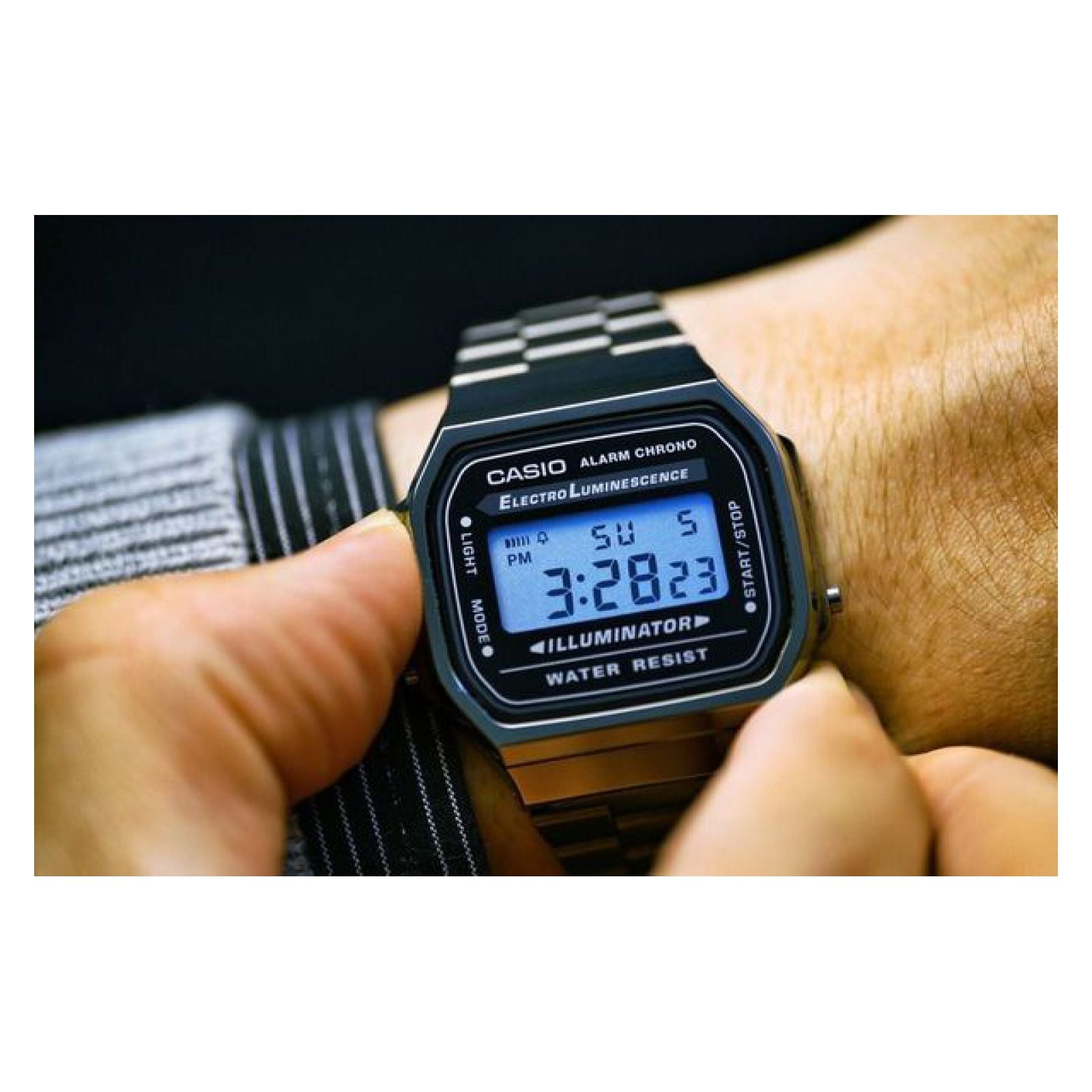 RELOJ CASIO HOMBRE DIGITAL A168WGG1ADF - 3