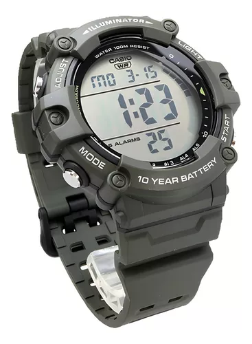 RELOJ CASIO HOMBRE ANÁLOGO AE-1500WHX-3AV VERDE - 2