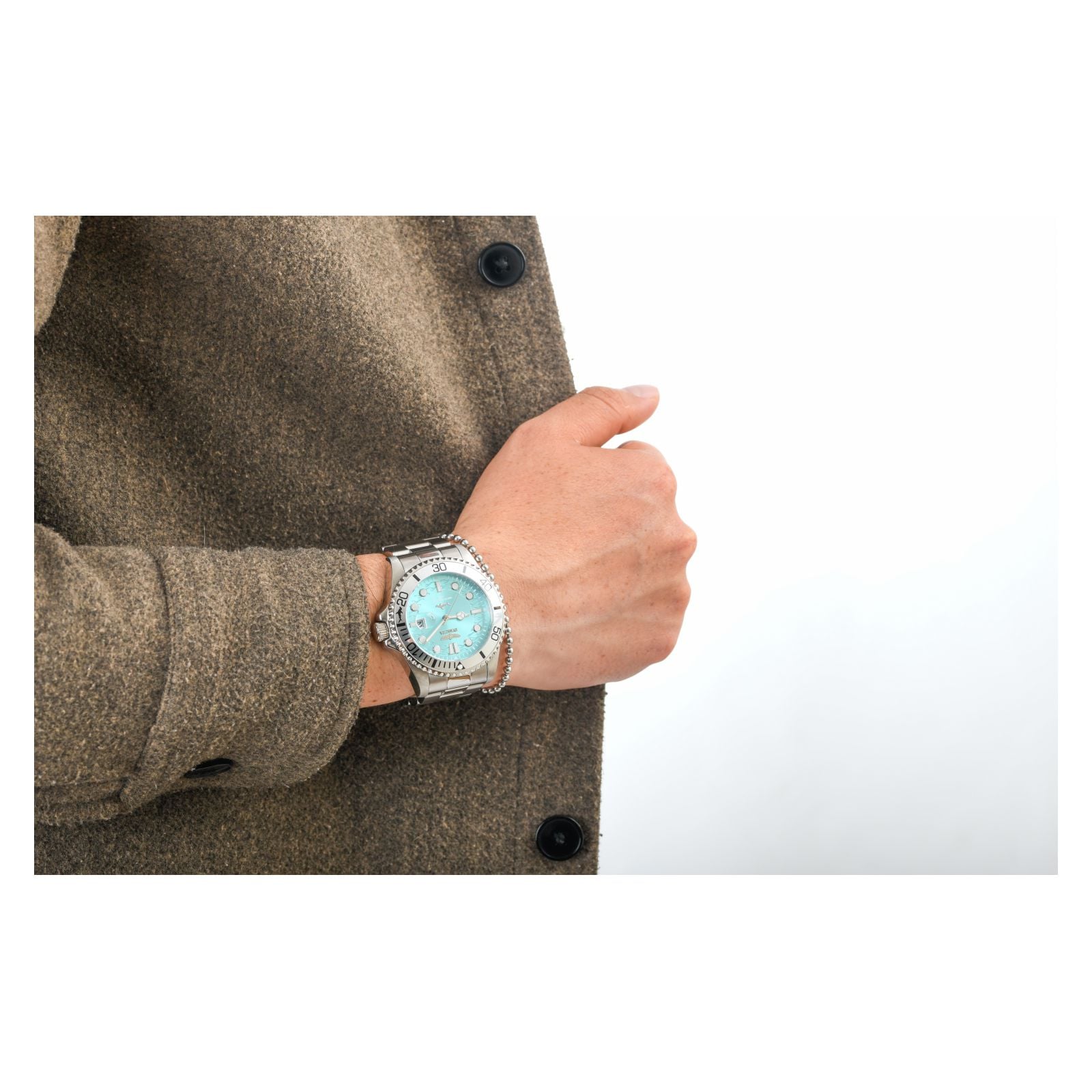 RELOJ INVICTA PRO DIVER 44715 PARA HOMBRE ACERO INOXIDABLE PLATEADO - 4
