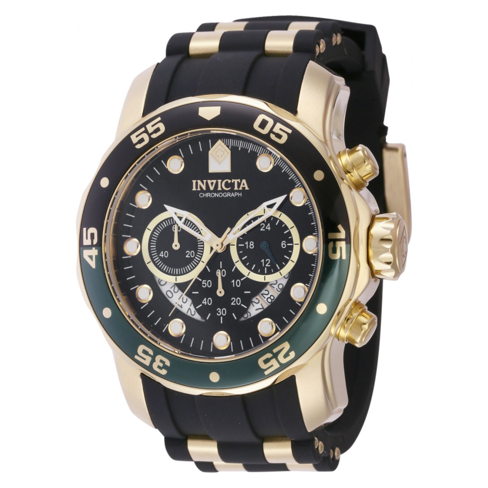 RELOJ INVICTA PRO DIVER 44522 PARA HOMBRE SILICONA / ACERO INOXIDABLE ORO - 1