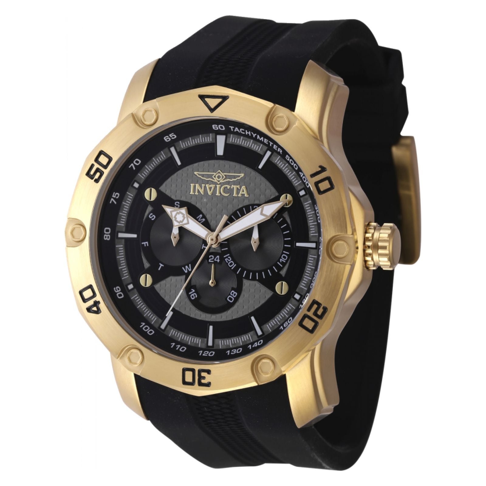 RELOJ INVICTA PRO DIVER 45744 PARA HOMBRE SILICONA NEGRO - 1