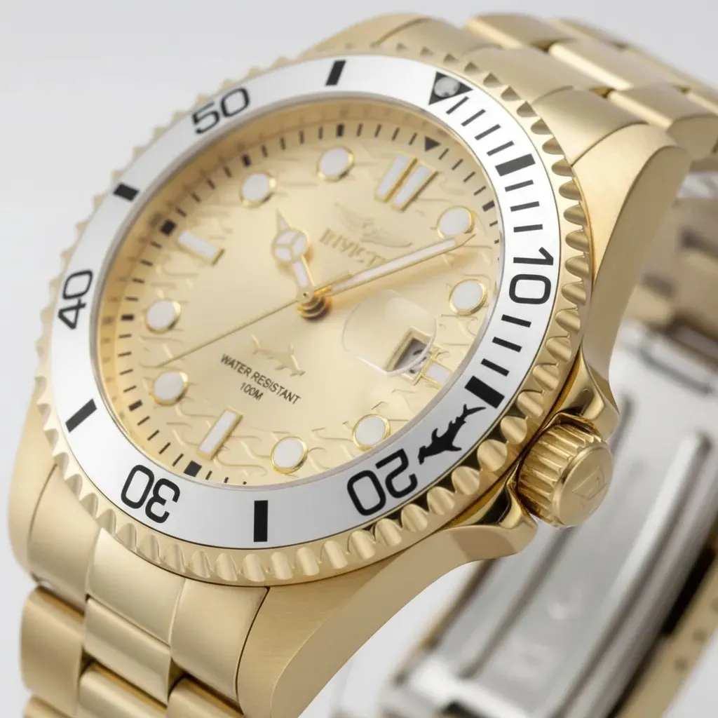 RELOJ INVICTA PRO DIVER 48375 PARA HOMBRE ACERO INOXIDABLE ORO - 2