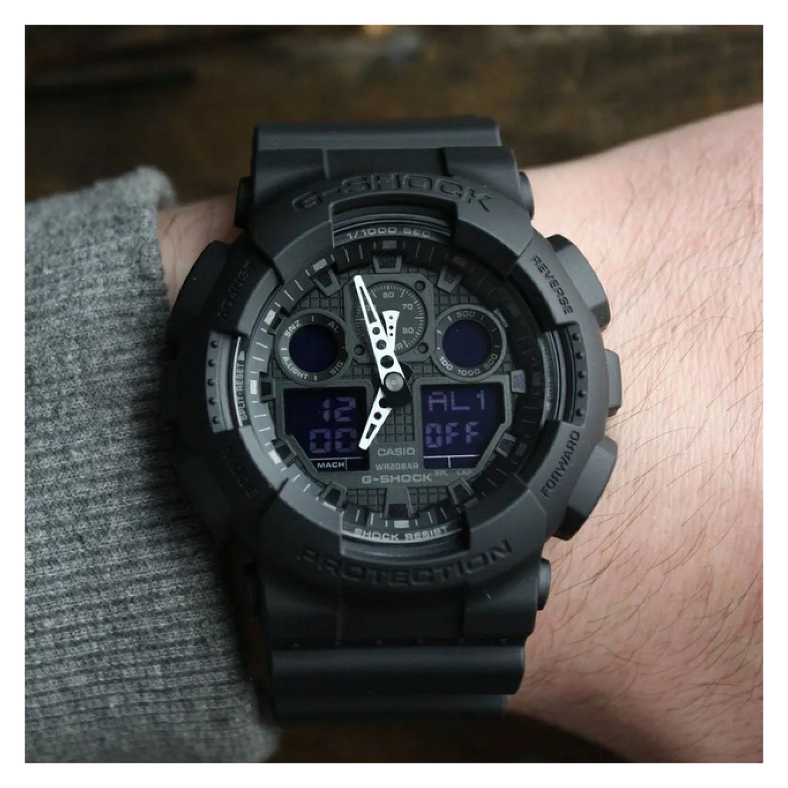 RELOJ G-SHOCK GA-100-1A1DR UNISEX - 2