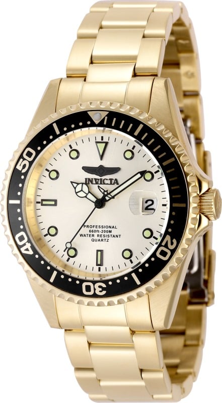 RELOJ INVICTA PRO DIVER 48728 PARA HOMBRE ACERO INOXIDABLE DORADO - 1