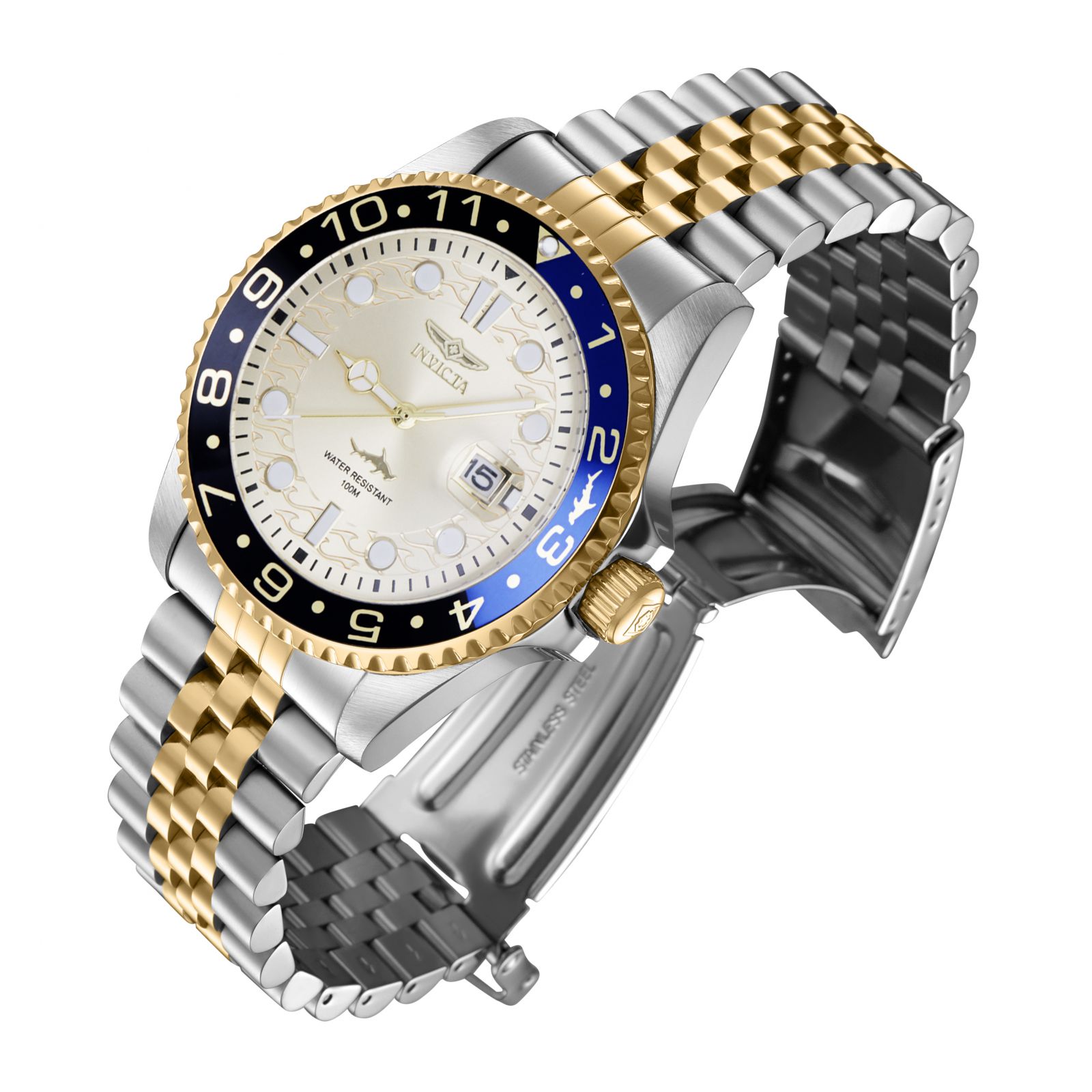 RELOJ INVICTA PRO DIVER 44718 PARA HOMBRE ACERO INOXIDABLE ORO - 2