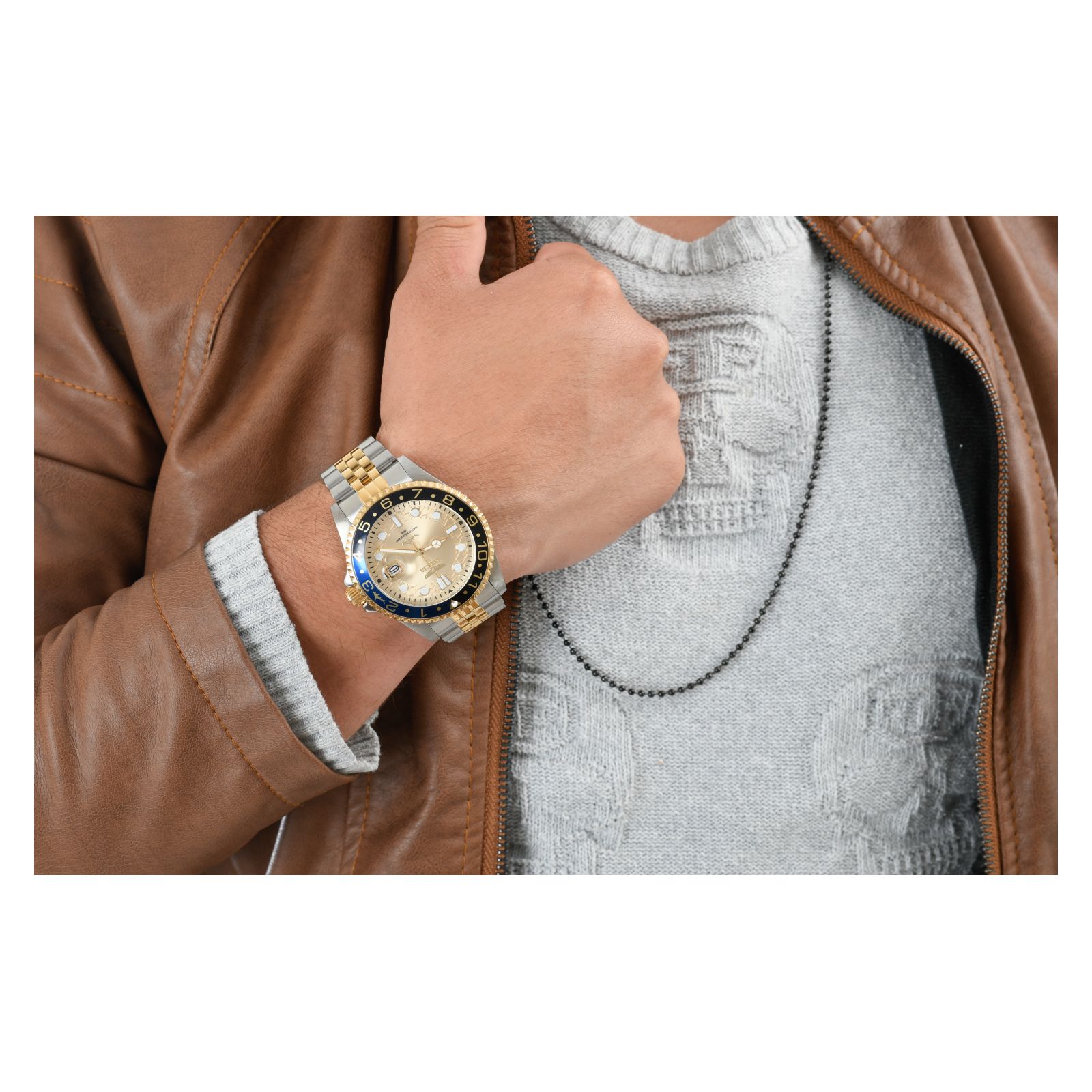 RELOJ INVICTA PRO DIVER 44718 PARA HOMBRE ACERO INOXIDABLE ORO - 5