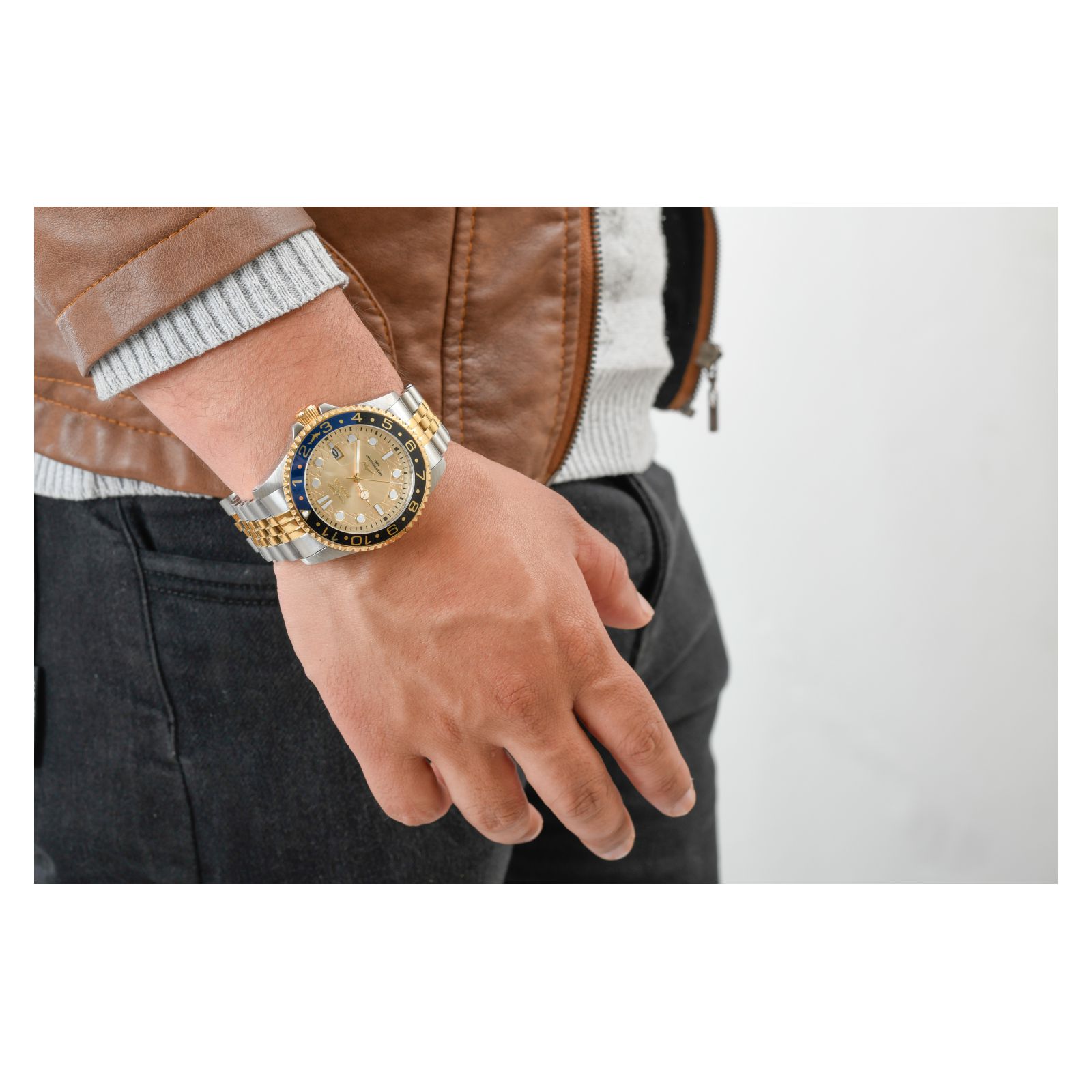 RELOJ INVICTA PRO DIVER 44718 PARA HOMBRE ACERO INOXIDABLE ORO - 6