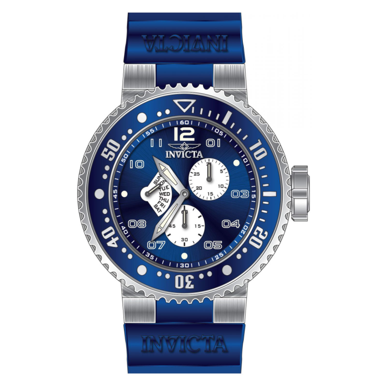 RELOJ INVICTA PRO DIVER 49566 PARA HOMBRE SILICONA AZUL - 1