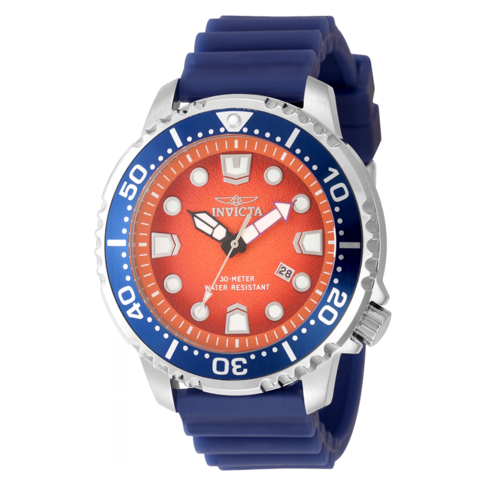 RELOJ INVICTA PRO DIVER 49543 PARA HOMBRE SILICONA AZUL - 1