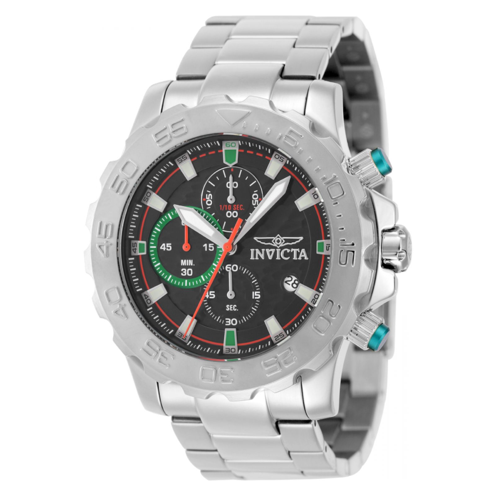 RELOJ INVICTA PRO DIVER 50244 PARA HOMBRE ACERO INOXIDABLE PLATEADO - 1