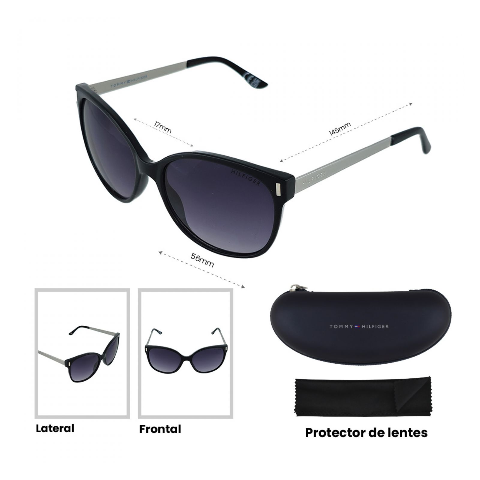 LENTES DE SOL TOMMY HILFIGER X67008 MUJER PROTECCIÓN UV - 5