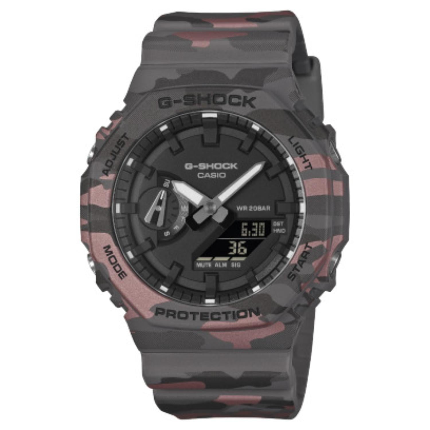 RELOJ G-SHOCK GA-2100CM-8ADR PARA HOMBRE RESINA GRIS - 1