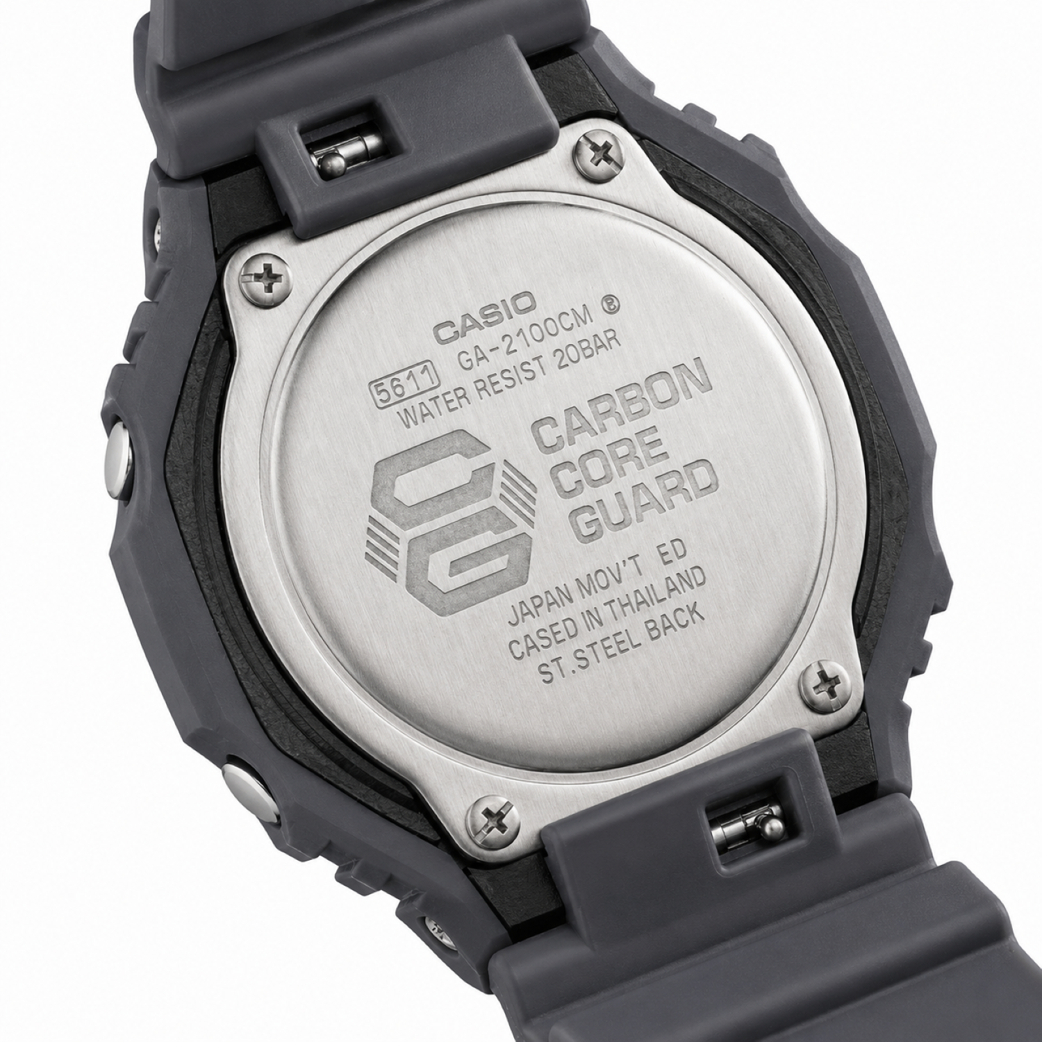 RELOJ G-SHOCK GA-2100CM-8ADR PARA HOMBRE RESINA GRIS - 4