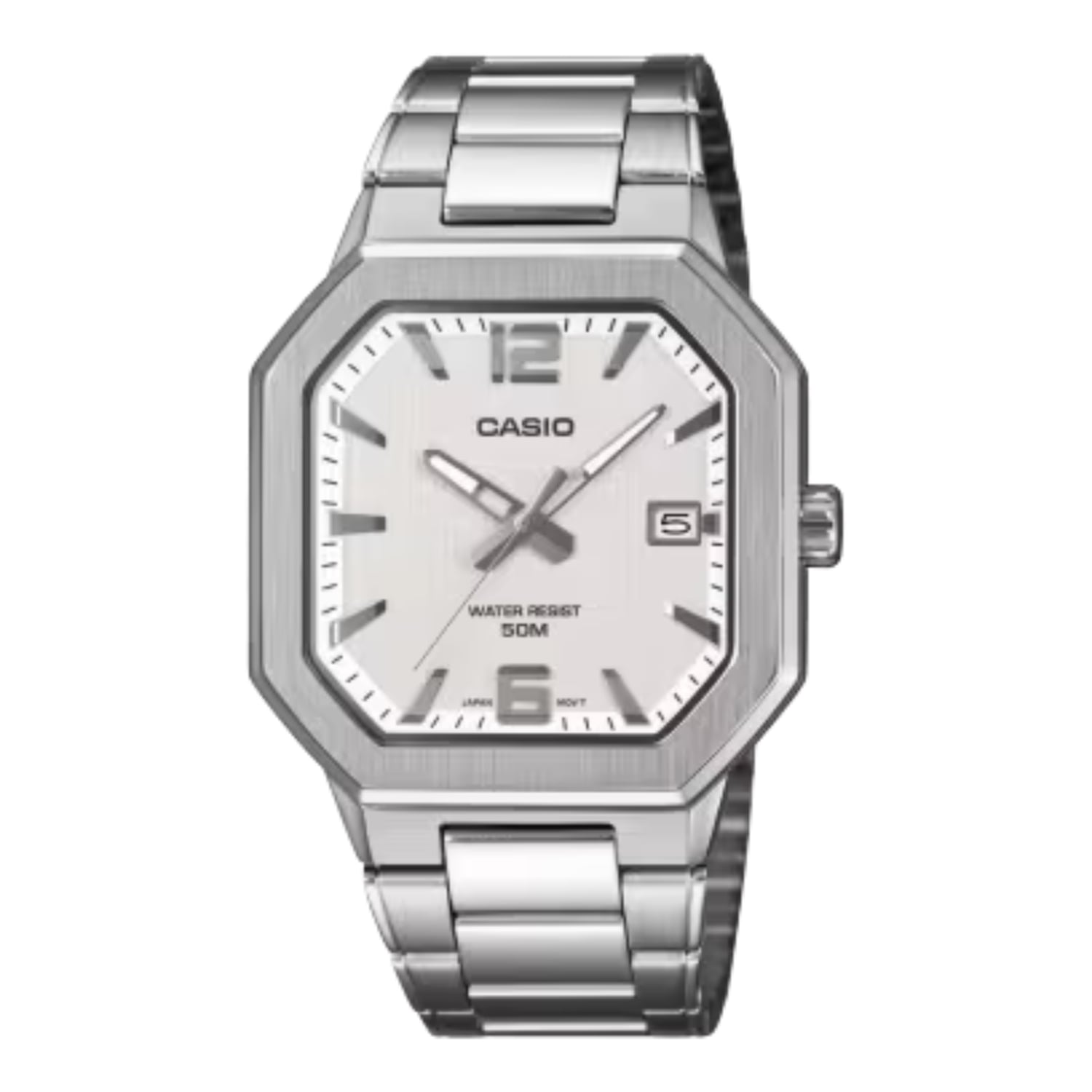 RELOJ CASIO MTP-B195D-7AVDF PARA HOMBRE ACERO INOXIDABLE PLATEADO - 1