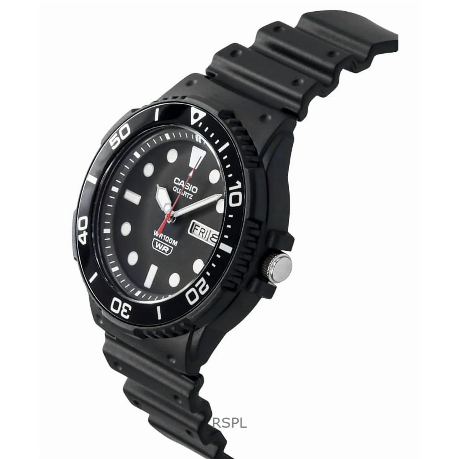 RELOJ CASIO MRW-230H-1E1VDF PARA HOMBRE RESINA NEGRO - 3