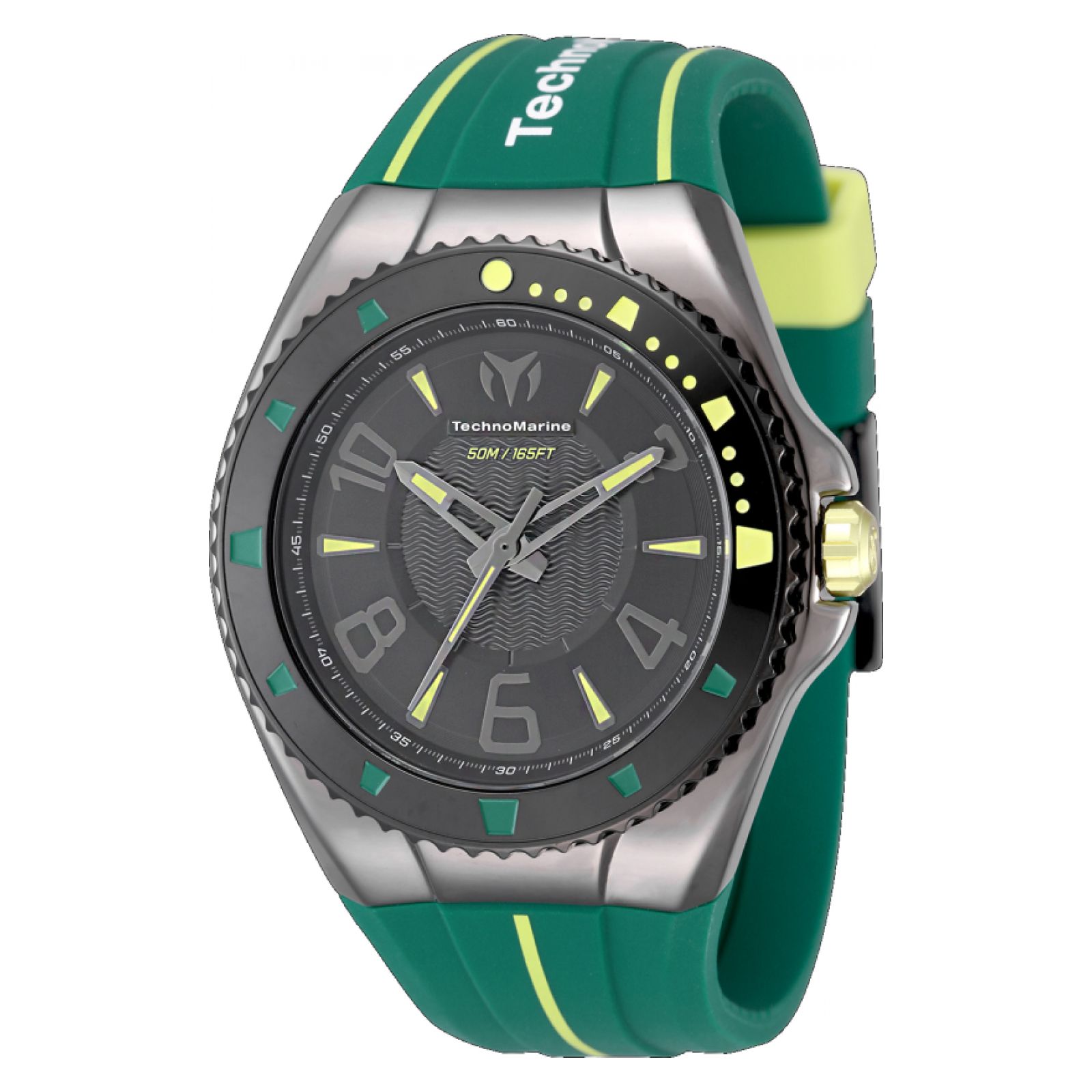 RELOJ TECHNOMARINE TM-525010 PARA HOMBRE SILICONA VERDE - 1