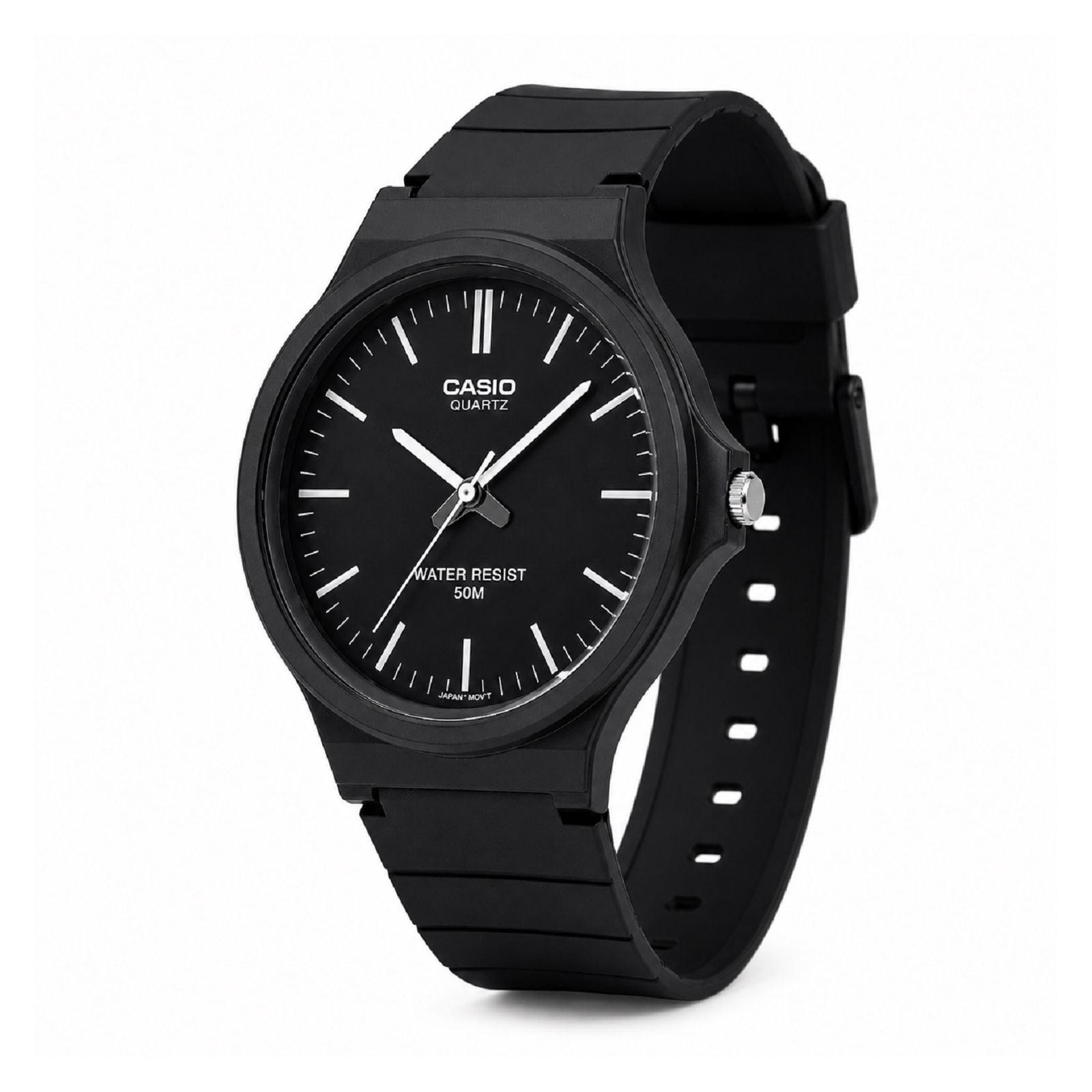 RELOJ CASIO MW-240-1EV PARA HOMBRE RESINA NEGRO - 4