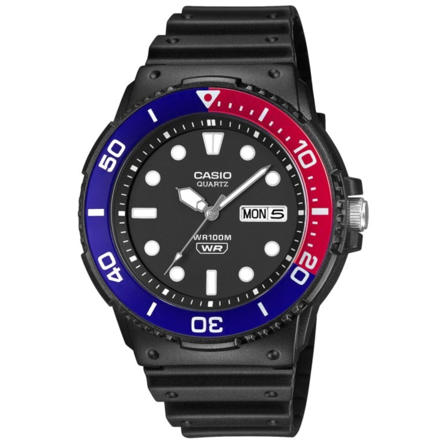 RELOJ CASIO MRW-230H-1E2VDF PARA HOMBRE RESINA NEGRO - 2