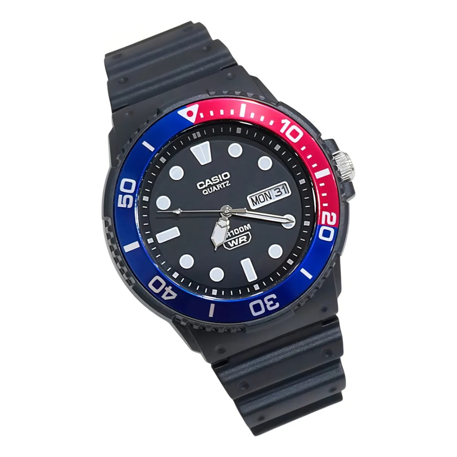 RELOJ CASIO MRW-230H-1E2VDF PARA HOMBRE RESINA NEGRO - 3