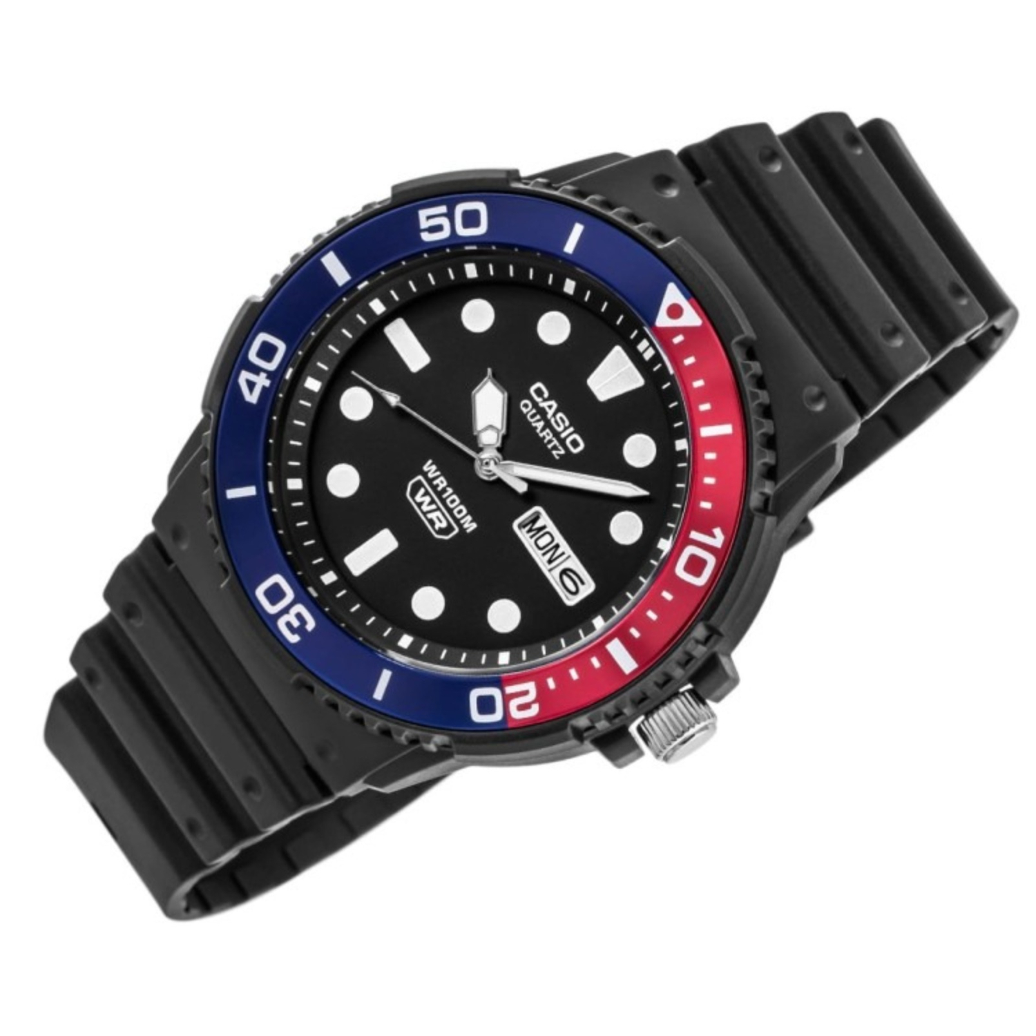 RELOJ CASIO MRW-230H-1E2VDF PARA HOMBRE RESINA NEGRO - 4