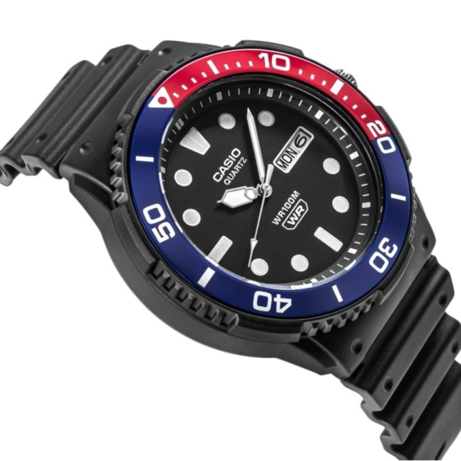 RELOJ CASIO MRW-230H-1E2VDF PARA HOMBRE RESINA NEGRO - 5