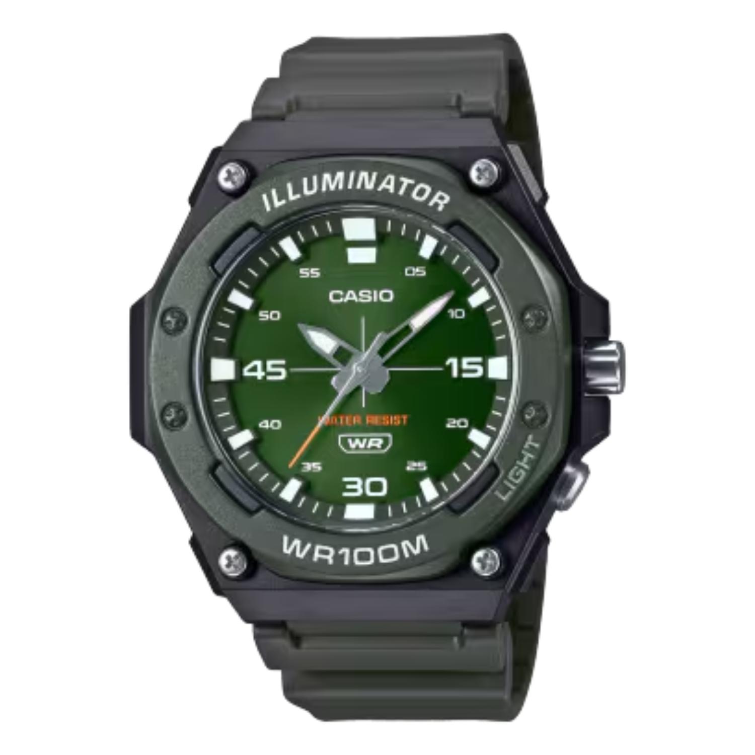 RELOJ CASIO MW-620H-3AVDF PARA HOMBRE RESINA NEGRO - 1